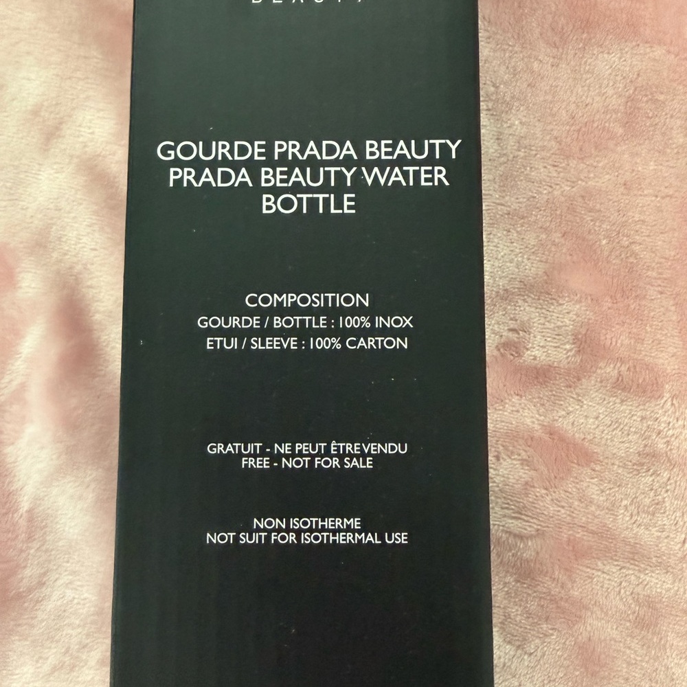Prada Beauty Black Water Bottle - Picture 3 of 3